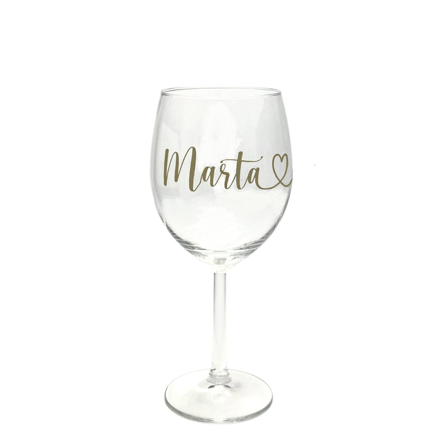 "Brindis Elegante" - Copa de Vino Personalizada