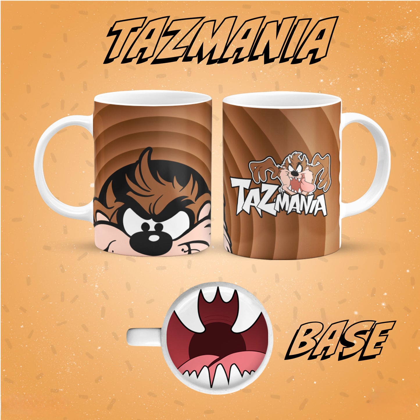 Taza Animada 'Tazmania'