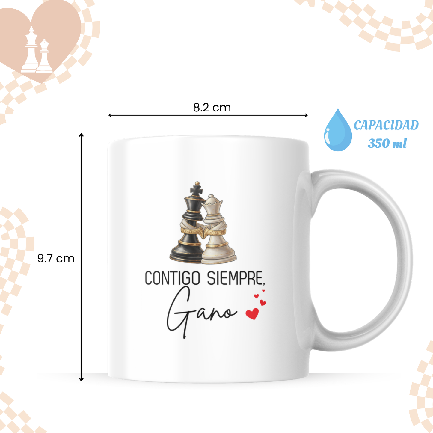 Taza Ajedrez - Mi Jugada Favorita Eres Tú