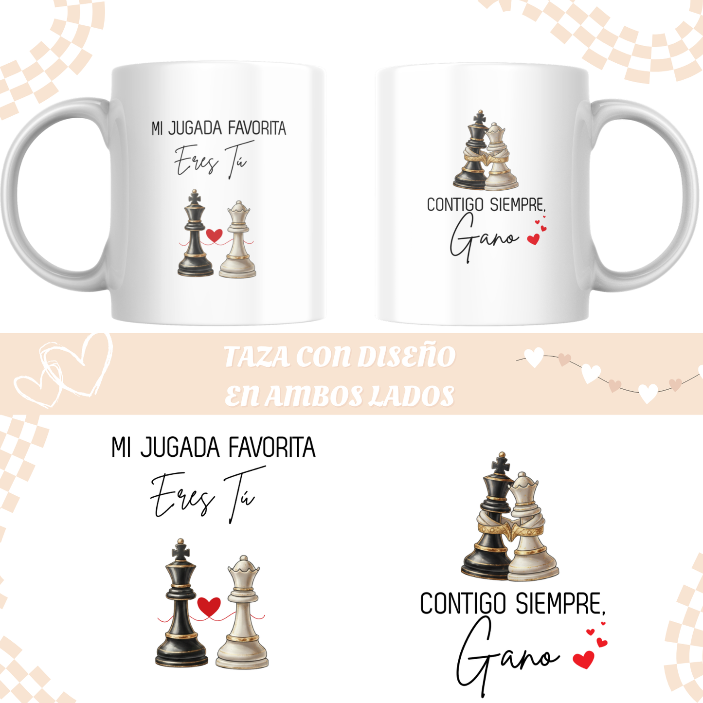 Taza Ajedrez - Mi Jugada Favorita Eres Tú