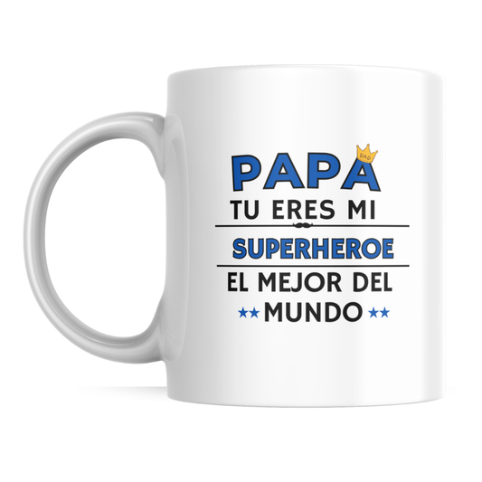 Taza Superhéroe Día del Padre
