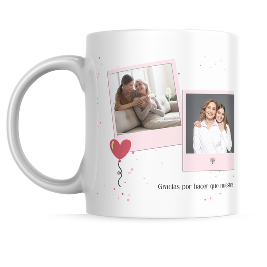 Taza Polaroid Día de la Madre